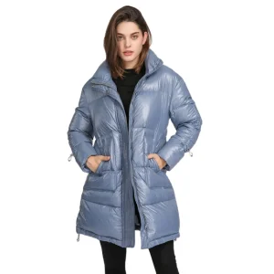 2021 Custom Fashion Casual Female Ladies Down Fill Bubble Long Plus Size Women's Jacket and Puffer Winter Coat for Women