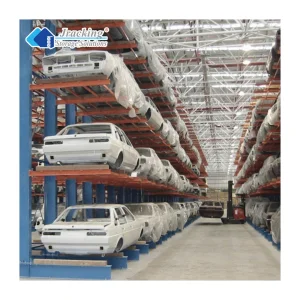 Jracking Industrial Warehouse Stacking Shelving Racks Heavy Duty Cantilever Racking for Car Storage CE Certified