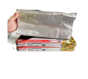 Kitchen Use Pop-up Aluminum Foil Wrapping Paper Sheets for Food Packaging