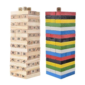 Wooden Domino Tower