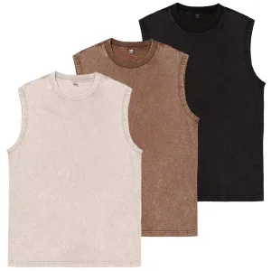 Oversized Heavy Cotton Workout Tank Top
