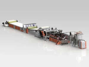 China PC flame retardant sheet extrusion line Manufacturer, Factory