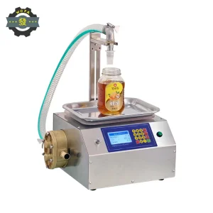 Jia He L15 Small Liquid Automatic Quantitative Weighing Filling Machine Gear Pump Honey Cooking Oil Sesame Paste Filling Machine