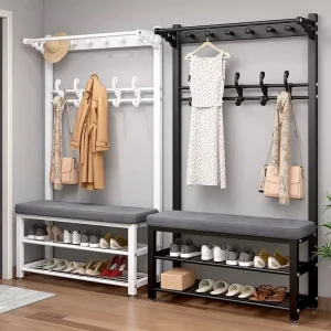 Modern Floor Shoe Hat Rack