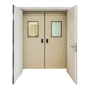 Customized CE Apartment Galvanized Steel Fireproof Soundproof Security Door Fire Rated Door
