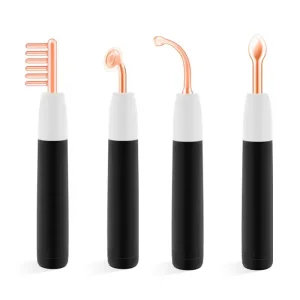 Wireless 4 in 1 Handheld Skin Rejuvenation High Frequency Wand Electrotherapy Facial Device