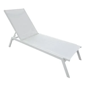 Aluminum Textilence Fabric Swimming Pool Chaise Outdoor Patio Furniture Beach Sun Loungers