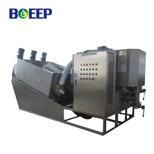 Water Treatment Process Sludge Dewatering System with Good Thickening Methods