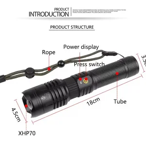 P70 Rechargeable Flashlight