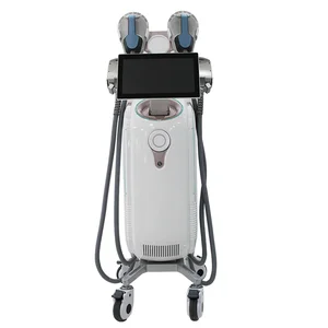 Ems Muscle Building Body Sculpt Machine With Rf Four Handpiece