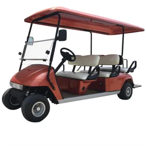 CE ISO Approved 4 Wheel Electric Golf Buggy Luxury 2+2 Seater Utility Vehicle Electric Golf Cart for Resort