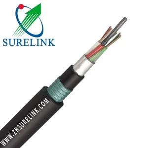 Underground Direct Burial Steel Tape Armoured and Double Sheathed Optic Fiber Cable GYTA53