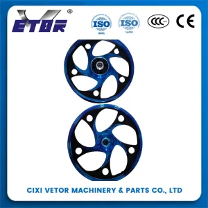 High-Quality Blue CNC Aluminum Motorcycle Wheels Alloy rim Manufacturer, Exporter