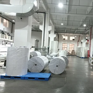 Custom Printed Business Brand Logo Food Packaging Paper Virgin Mechanical Pulp PE Coated Single Side Offset Printing Compatible
