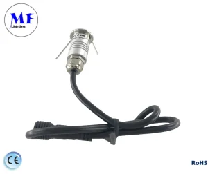 Factory Price 1W 87 Lumen 304 Stainless Steel Ring Epistar Chip LED Mini Buried Lamp LED in-Ground Light with 300kg Load-Bearing