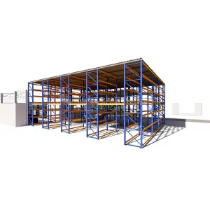 Multi-Level Order Picking Steel Mezzanine with Corrosion Protection Industrial Pallet Racking Shelves for Storage in Warehouses