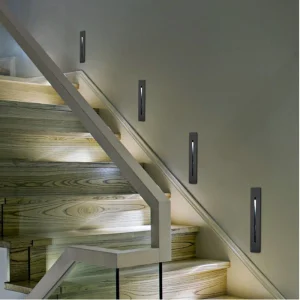 Modern Indoor Recessed 3W Foot LED Stair Step Wall Lamp
