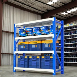 Factory Sale Metal Shelving Unit  Shelf for Warehouse Light Duty Storage Shelves  Adjustable Warehouse Shelving Rack