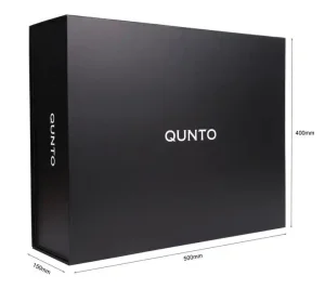 Caixa dobrável de luxo livro preto