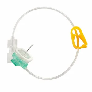 Medical Antibiotics Saline Fluid Blood Transfusion Non-Safety Injection Needles, Oncology Chemotherapy Port Safety Huber Needle