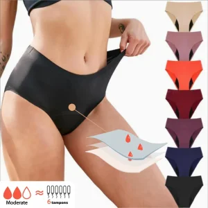 Bragas menstruales de bajo talle