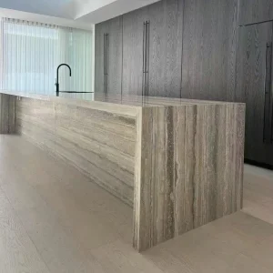 Italian Silver Grey Travertine for Flooring Tile/Wall Slab Tile