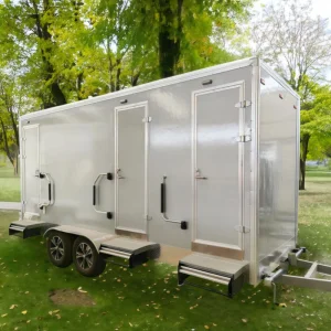 High Quality Outdoor Portable Bathroom Units with Mobile Toilets Trailer for Camping Adventures