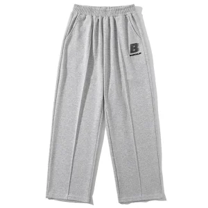 Vintage Women's Cotton Polyester French Terry Compound Sports Trousers, Lady's Sportwear Joggers