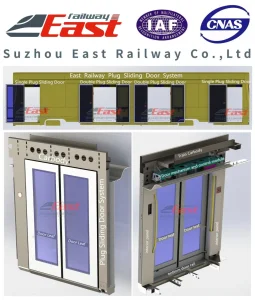Railway Automatic Double Leaf Sliding Door System