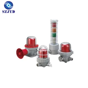 Durable IP66 Alarm Siren with Bright Strobe Light 120db LED Explosion-Proof Warning Lights