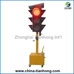 Luz de Tráfego LED Móvel Solar de Alta Qualidade Fabricada na China com Controle GPRS