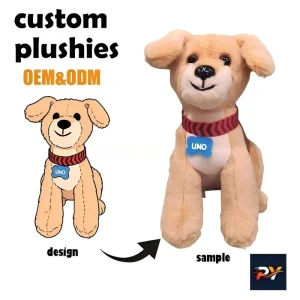 Muñeco de peluche personalizado Crea tu propia marca Muñeco corporativo personalizado Juguete de animales de peluche