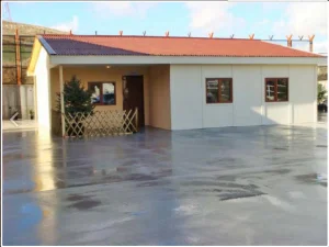 Vivienda prefabricada de estructura de acero ligero asequible para campamento de trabajadores