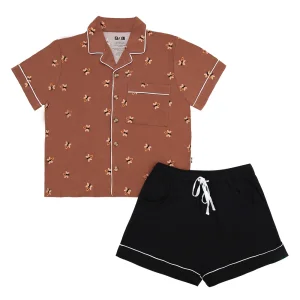 Direct Factory's Extra Soft Breathable Bamboo Pajama Set for Men Women Elastic Night Wear Home Use New Arrival Summer Collection