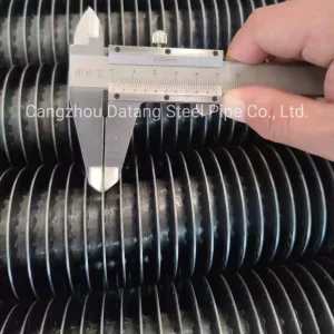 Datang Mass Production High Frequency Welded Stainless Steel Spiral Fin Tube Extruded Wound Finned Tube Aluminum/ Copper Fin Pipe