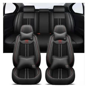 Car Accessory Seat Cushion Universal Leather Ice Silk Soft Cooling