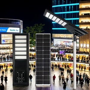 Sustainable Solar-Powered LED Street Light for Outdoor Areas