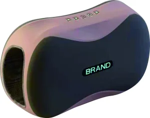 Cordless Twin Hand Air Compression 2 Heat Therapy and Kneading Shiatsu Abdominal and Hand Massager Multi-Function Massage Pillow for Wrist, Palms, Fingers, Neck