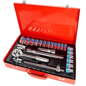 Conjunto de Chave de Catraca Multifuncional de Ferramentas para Reparação Mecânica de Automóveis