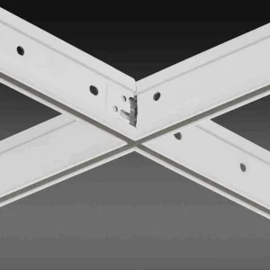 Manufacturer High Quality False Ceiling Material Black Line Ceiling T Grid for Interior Decoration New Building Materials T Bar