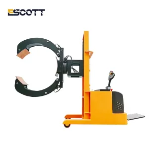 500kg 360degree Tilting Electric Lift Drum Barrel Lifter Tipper Paper Roll Stacker