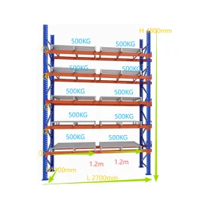 Gui Chang Warehouse Storage Heavy Duty Beam Pallet Rack Industrial Warehouse