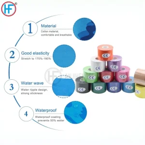 Mdr CE Approved Waterproof and Breathable Plantar Fasciitis Waterproof Tape for Sports Protecting Muscles