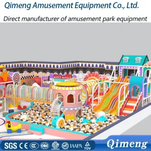 China Kids Playground Indoor Slides and Trampolines for Entertainment Center
