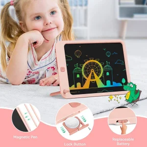 Productos más populares para niños, tableta de escritura LCD, juguetes educativos para preescolar, aprendizaje, tableta de escritura electrónica colorida