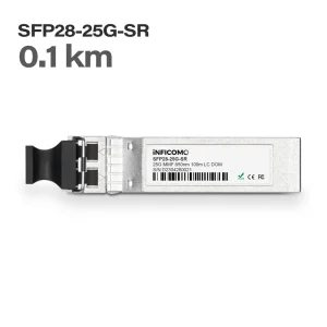 SFP28 25G SR Duplex LC MMF OM4 Multimode 850nm 100m DDM Supported Fiber Optic Transceiver