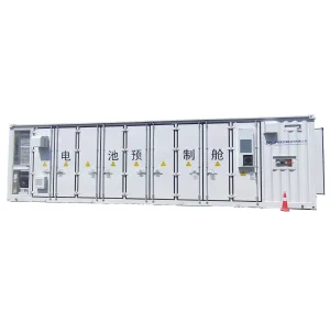 High Capacity 40FT LiFePO4 Solar Battery Storage Solution