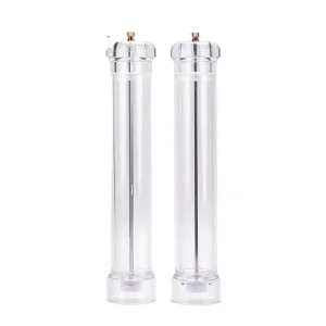 High-Quality Acrylic Transparent Manual Salt and Pepper Mill/Pepper Grinder Manufacturer, Supplier