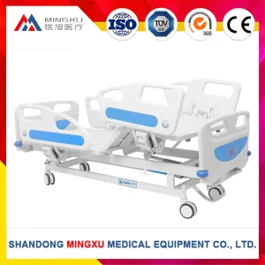 2-Function Hand Cranked Medical Bed for Hospital Use and Care