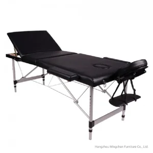Factory Synthetic Leather CE Folding Portable Aluminum Massage Table